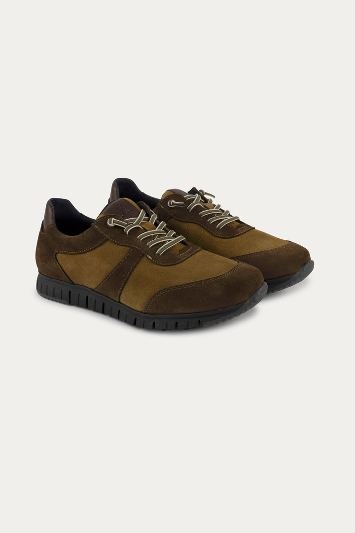 Kilburn Leather Trainers in Brown
