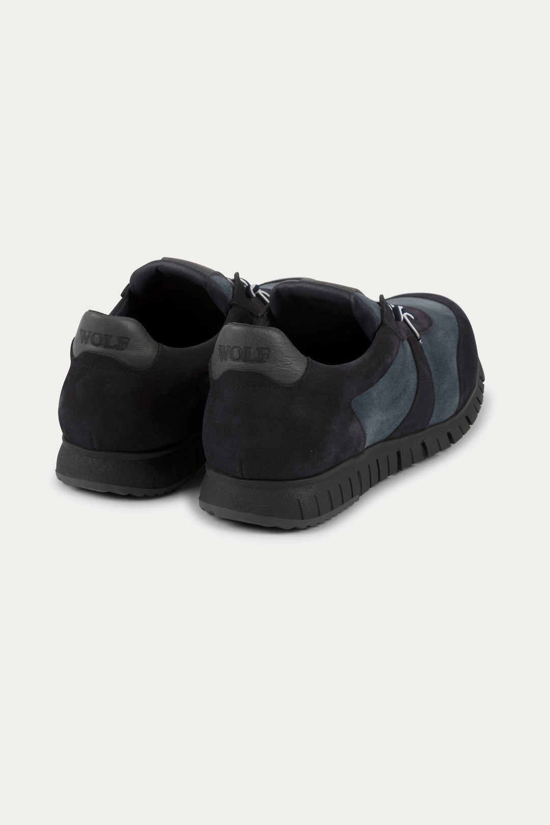 Kilburn Leather Trainers in Blue