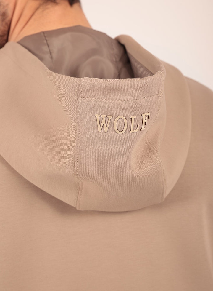 Relaxed Tracksuit Set in Cream