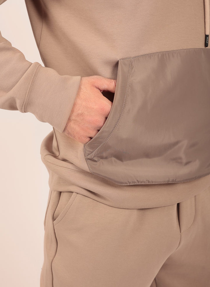 Relaxed Tracksuit Set in Cream