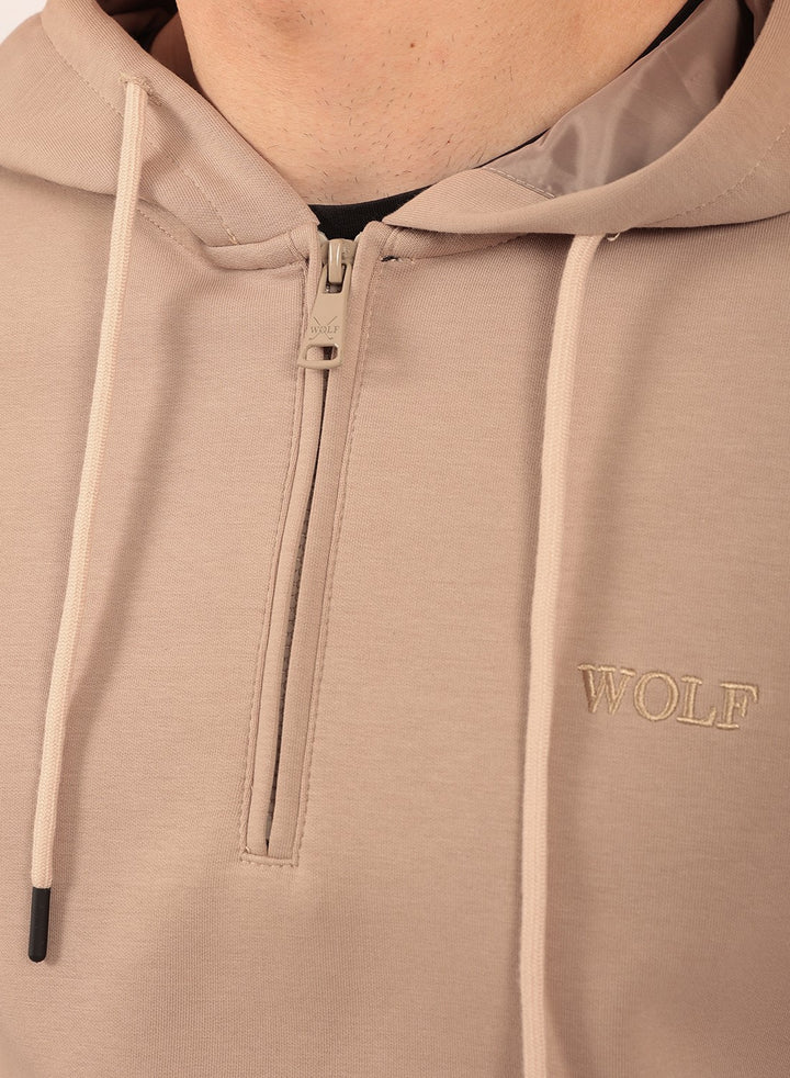 Relaxed Tracksuit Set in Cream