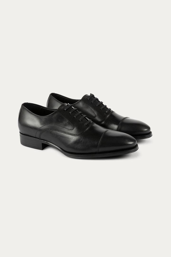 Oxford Leather Dress Shoes in Black