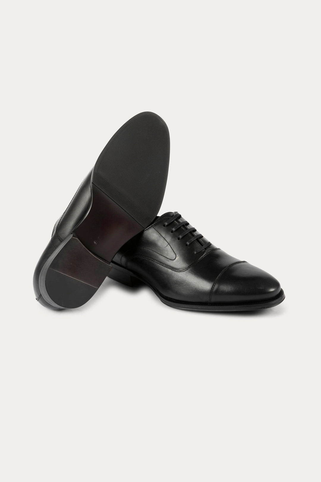 Oxford Leather Dress Shoes in Black