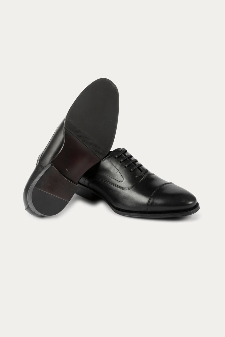 Oxford Leather Dress Shoes in Black