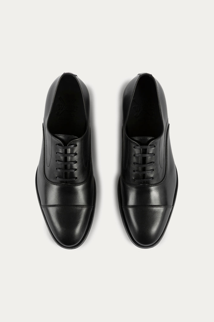 Oxford Leather Dress Shoes in Black