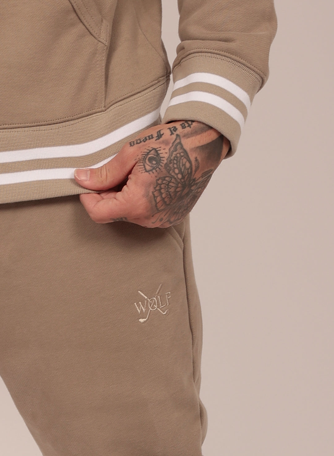Signature Tracksuit Set in Cream