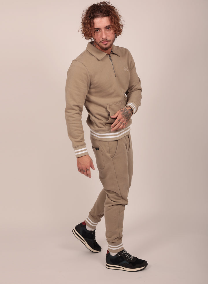 Signature Tracksuit Set in Cream