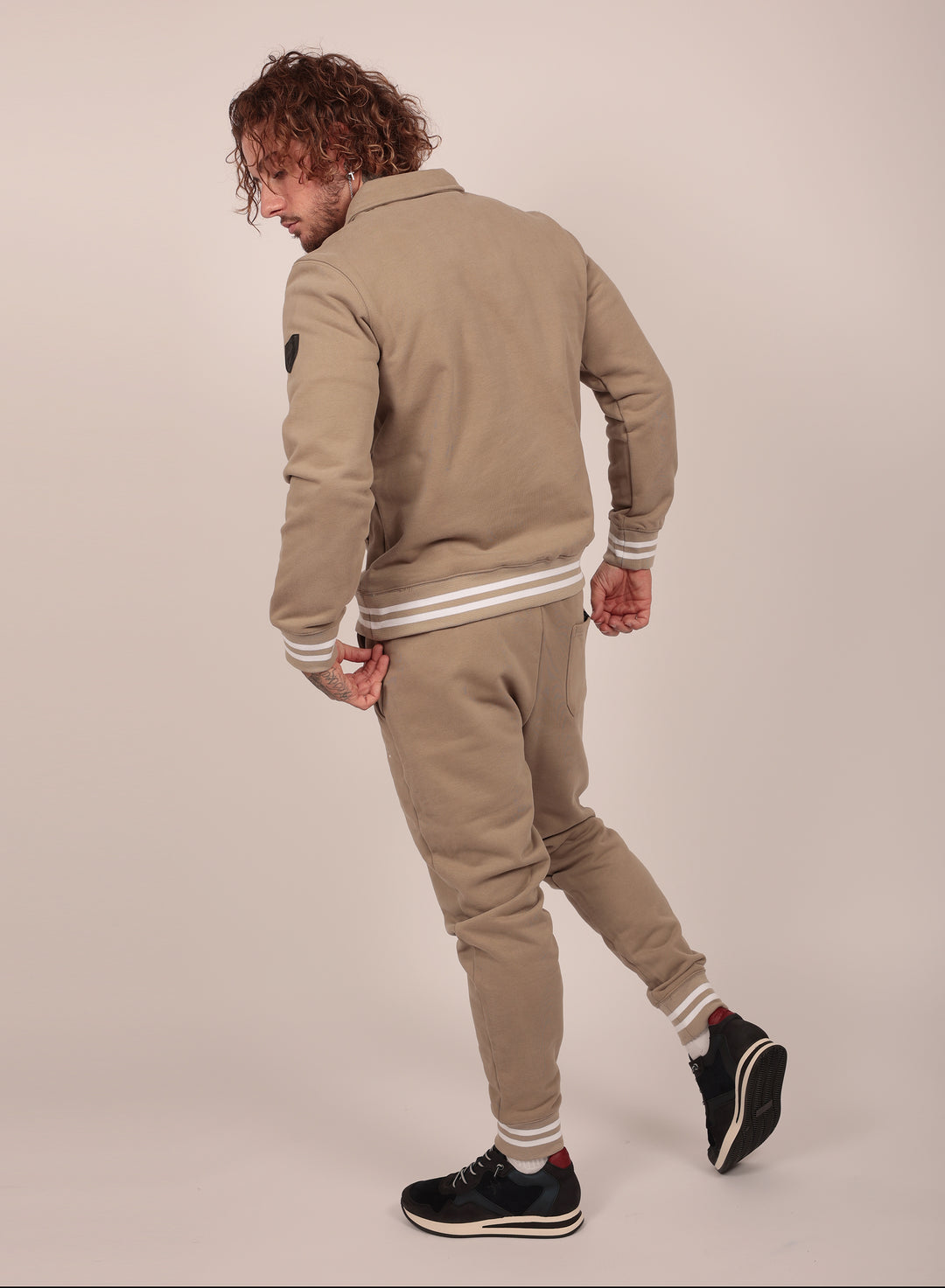 Signature Tracksuit Set in Cream
