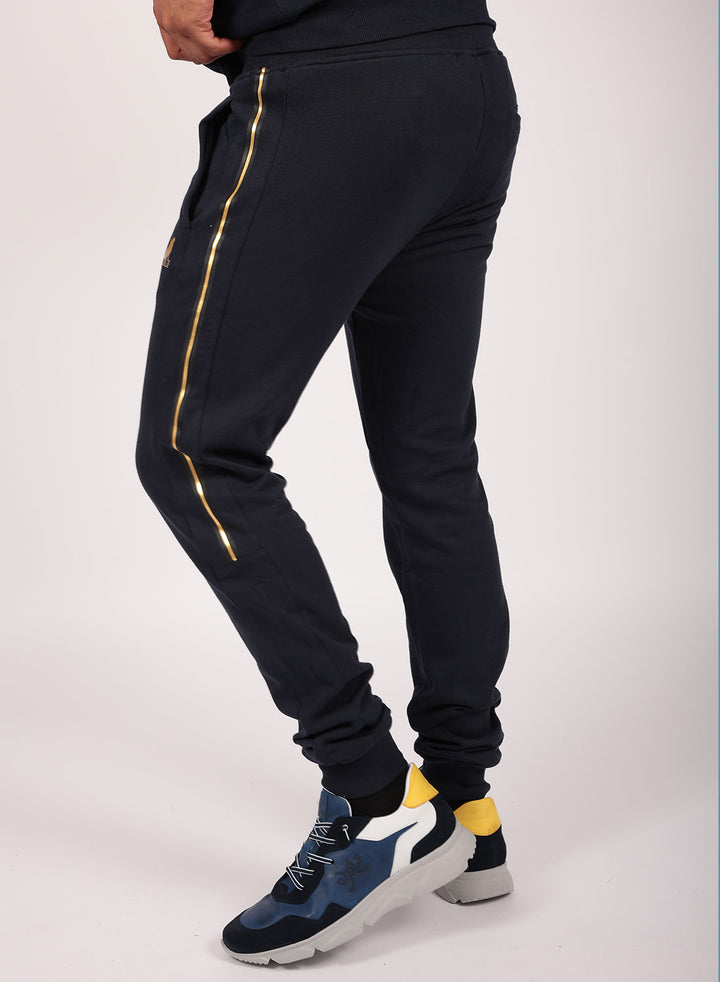 Golden Tracksuit Set in Navy