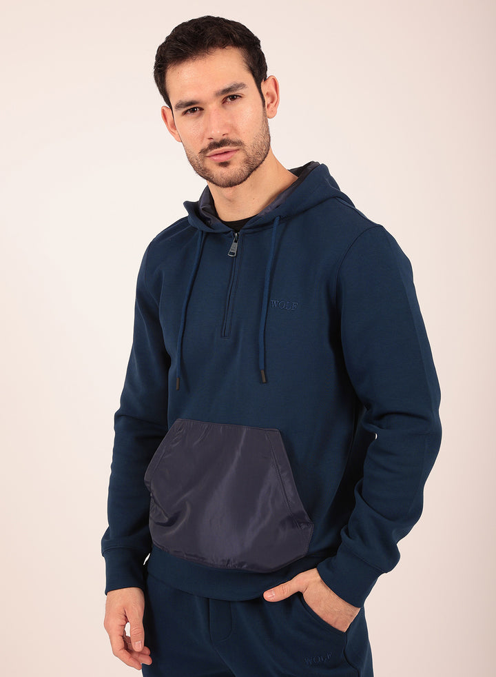 Relaxed Tracksuit Set in Navy