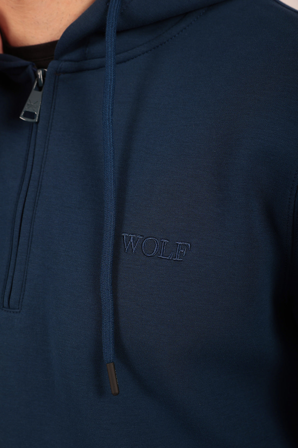 Relaxed Tracksuit Set in Navy