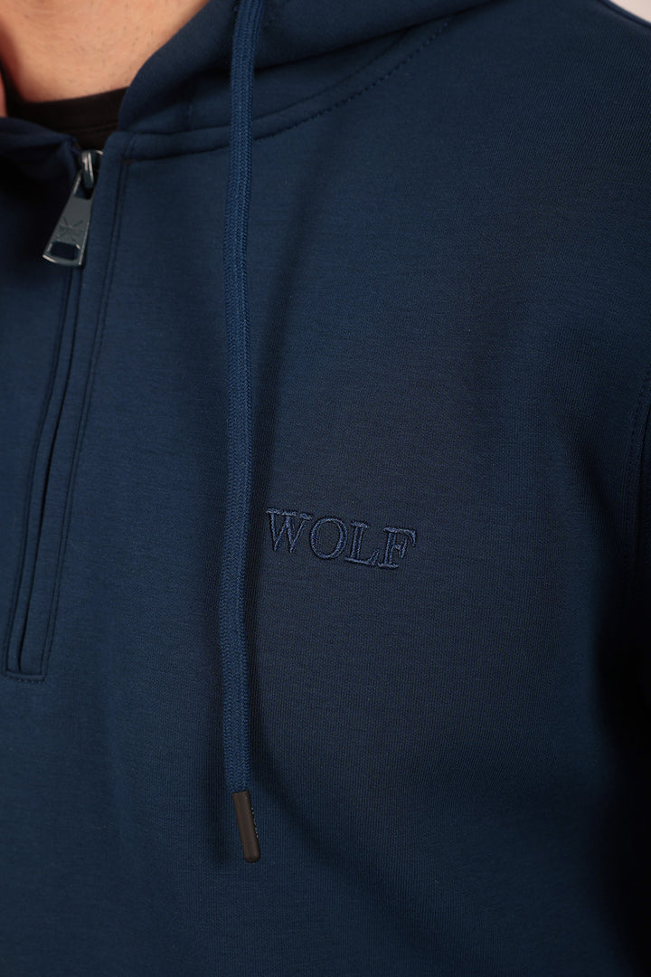 Relaxed Tracksuit Set in Navy