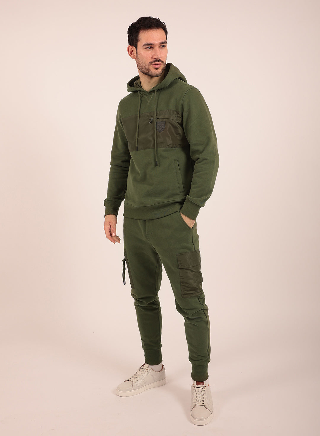 Heritage Tracksuit Set in Olive