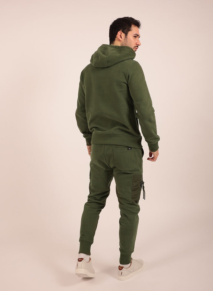 Heritage Tracksuit Set in Olive