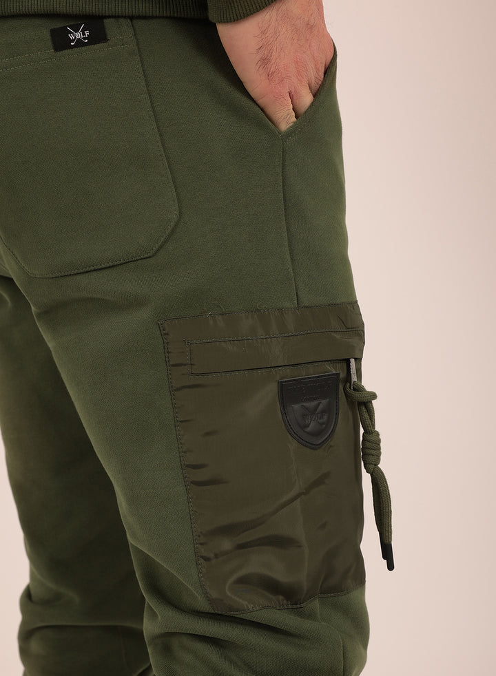 Heritage Tracksuit Set in Olive