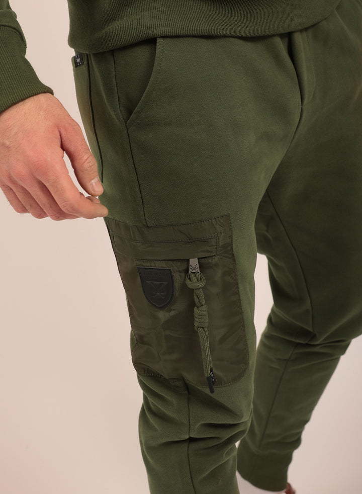 Heritage Tracksuit Set in Olive