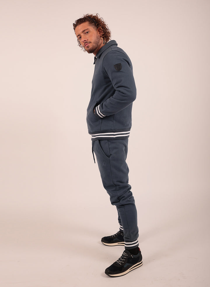 Signature Tracksuit Set in Charcoal Grey