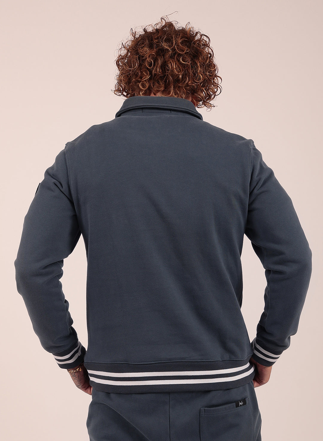 Signature Tracksuit Set in Charcoal Grey