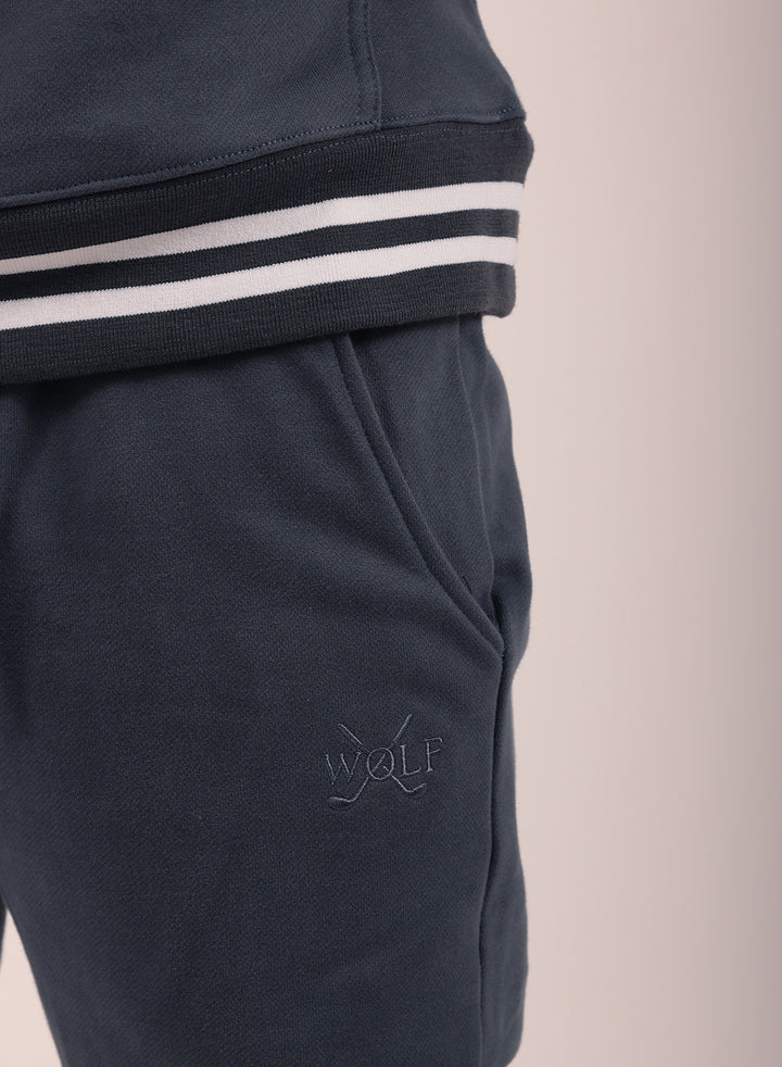 Signature Tracksuit Set in Charcoal Grey