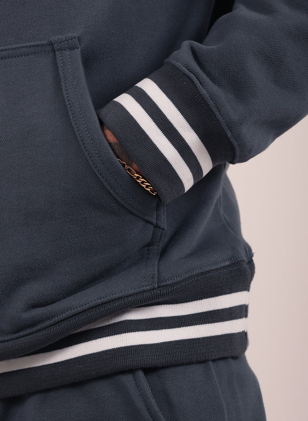 Signature Tracksuit Set in Charcoal Grey