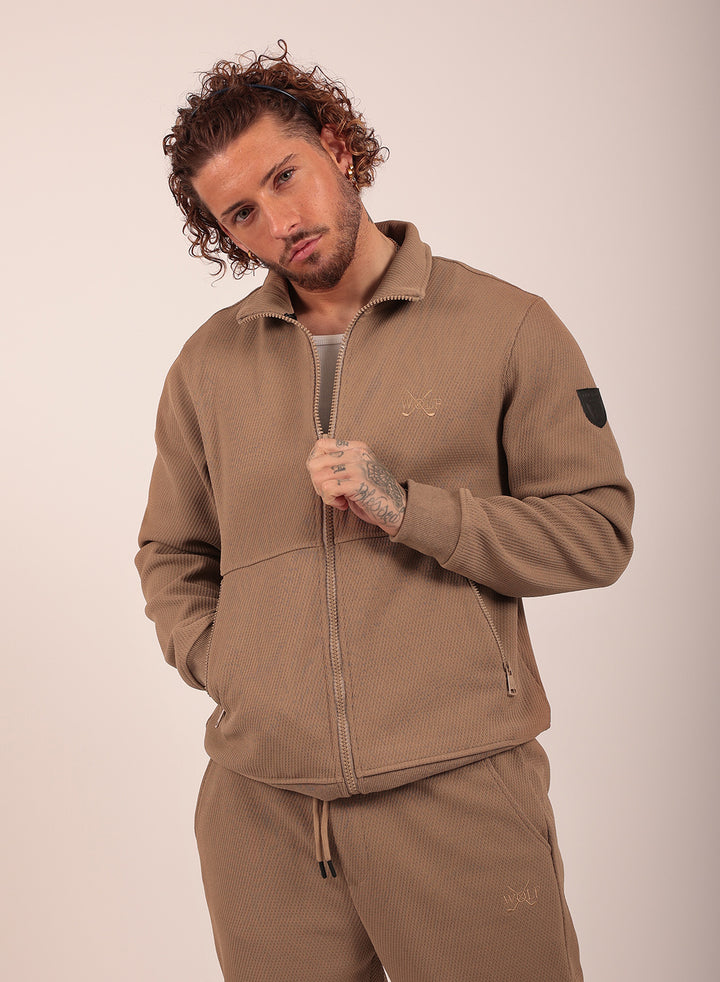 Classic Tracksuit Set in Mocha