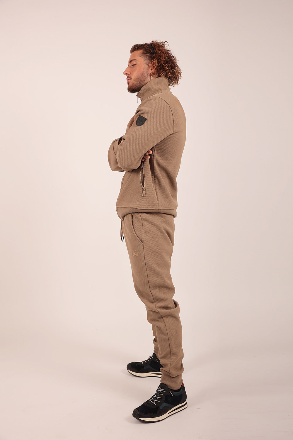 Classic Tracksuit Set in Mocha