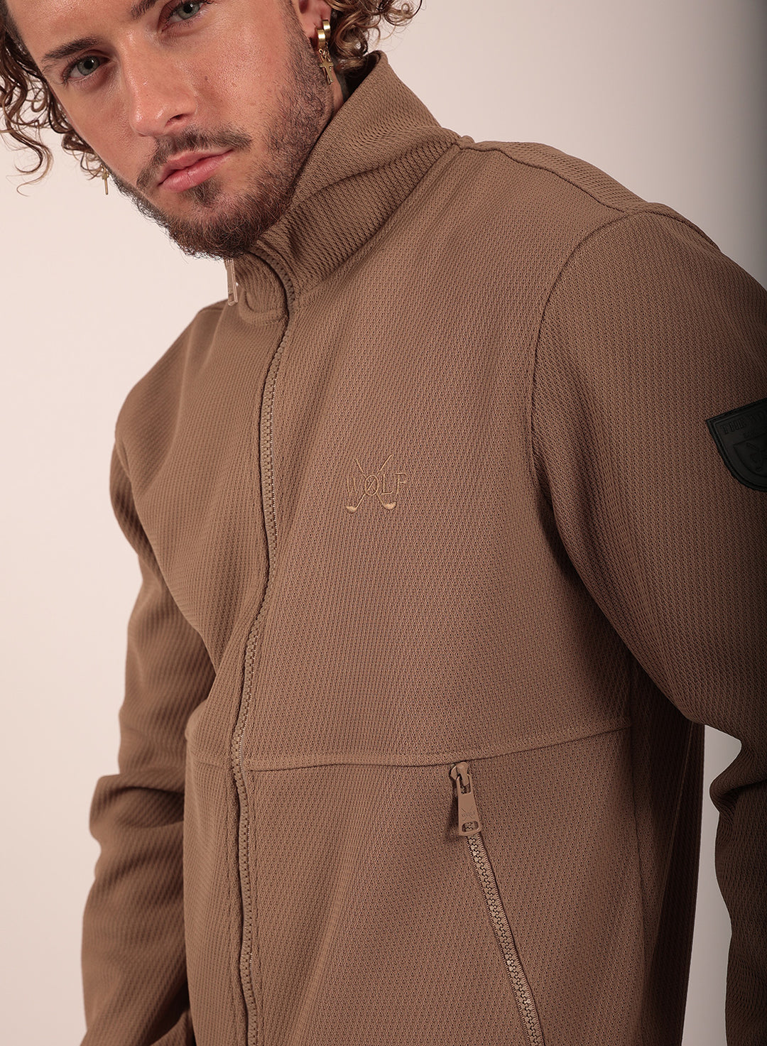 Classic Tracksuit Set in Mocha