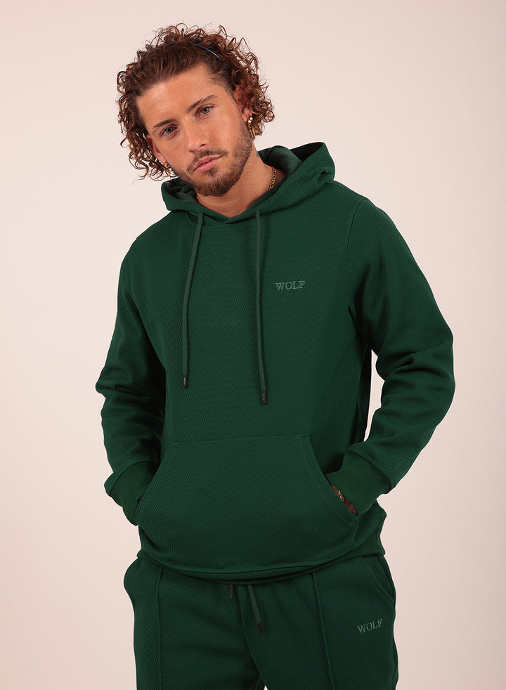 Airy Tracksuit Set in Green