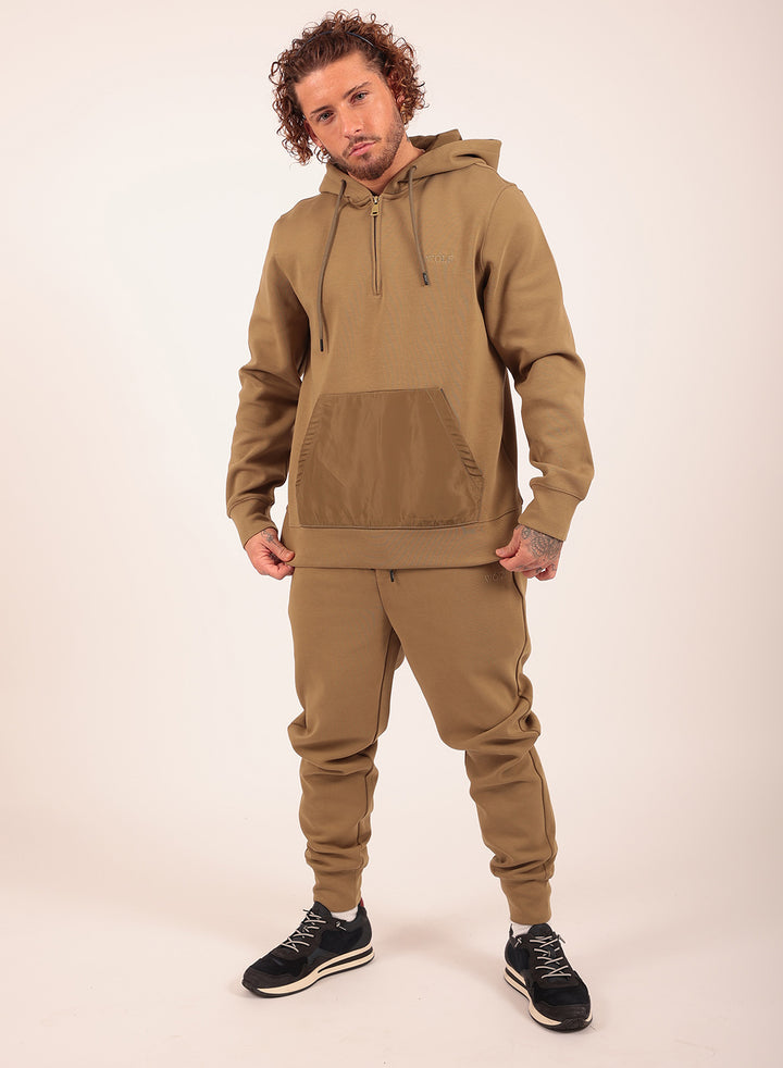 Relaxed Tracksuit Set in Brown