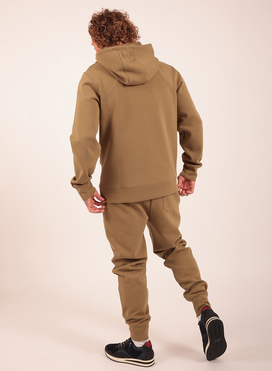 Relaxed Tracksuit Set in Brown