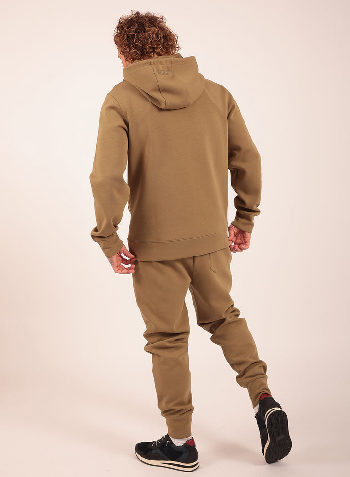 Relaxed Tracksuit Set in Brown