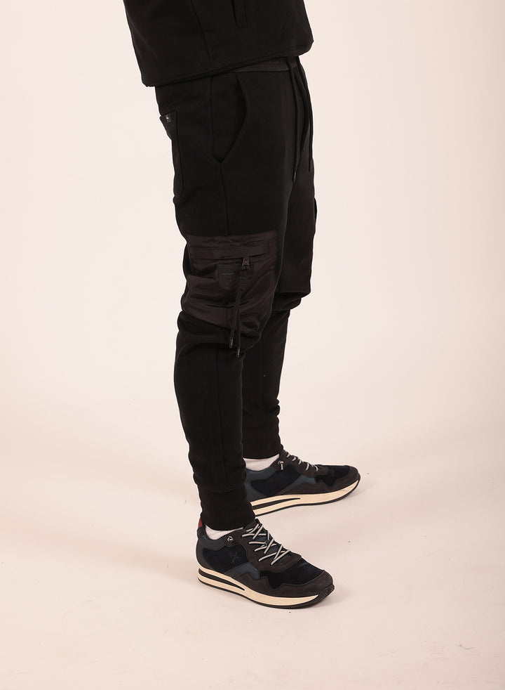 Heritage Tracksuit Set in Black