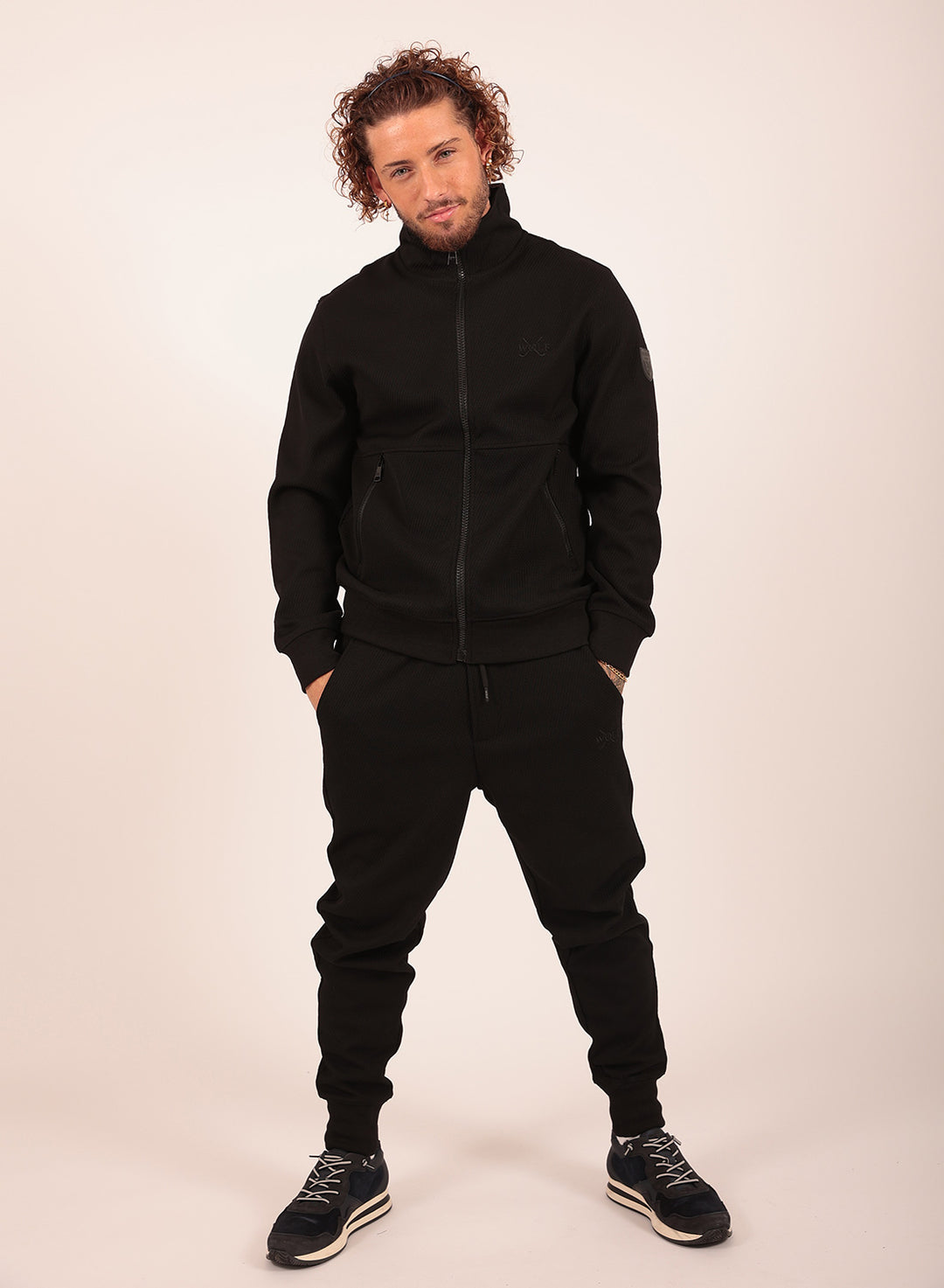 Classic Tracksuit Set in Black