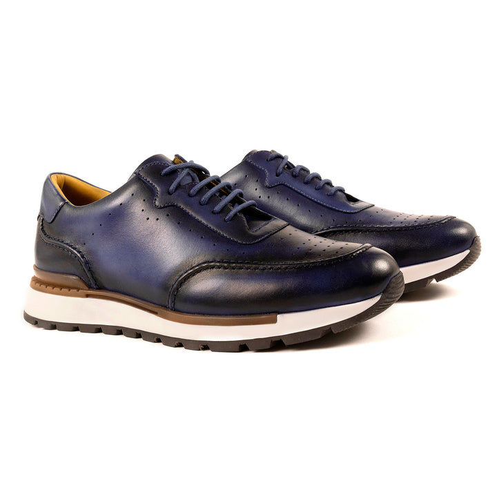Canary Wharf Smart Trainers in Navy