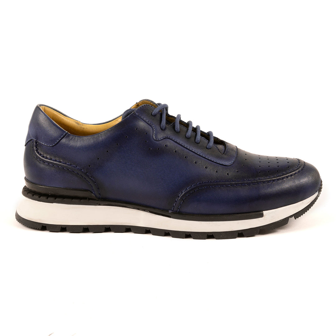 Canary Wharf Smart Trainers in Navy