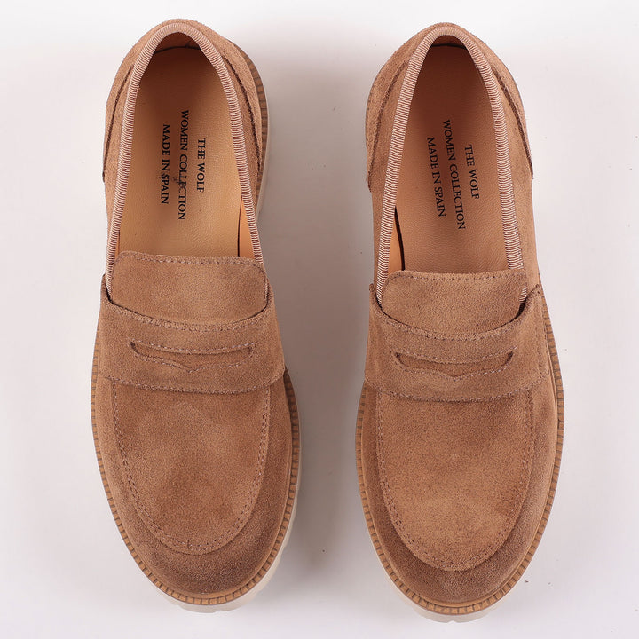 Charing Cross Loafers in Beige Brown