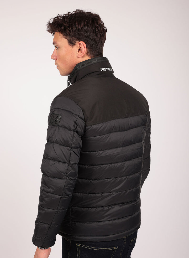 Casual Puffer Jacket in Black