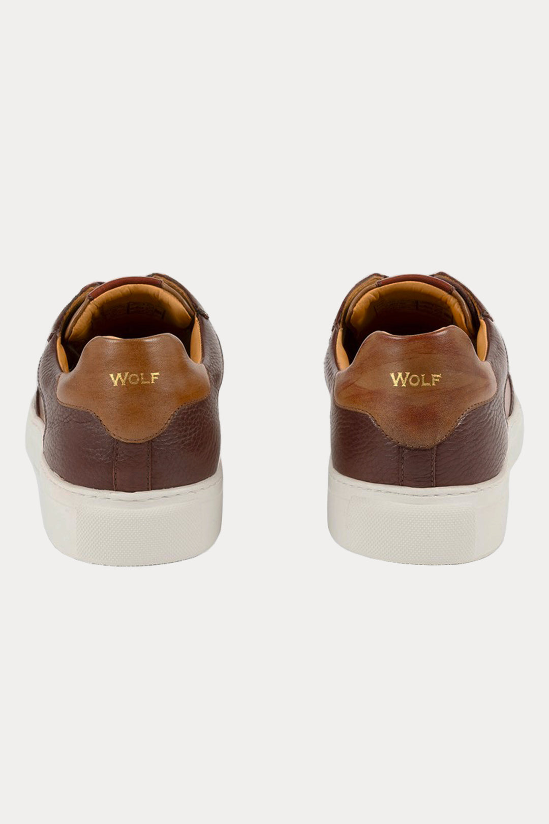 Brixton Leather Trainers in Tan