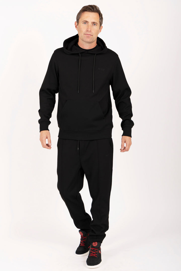 Airy Tracksuit Set in Black