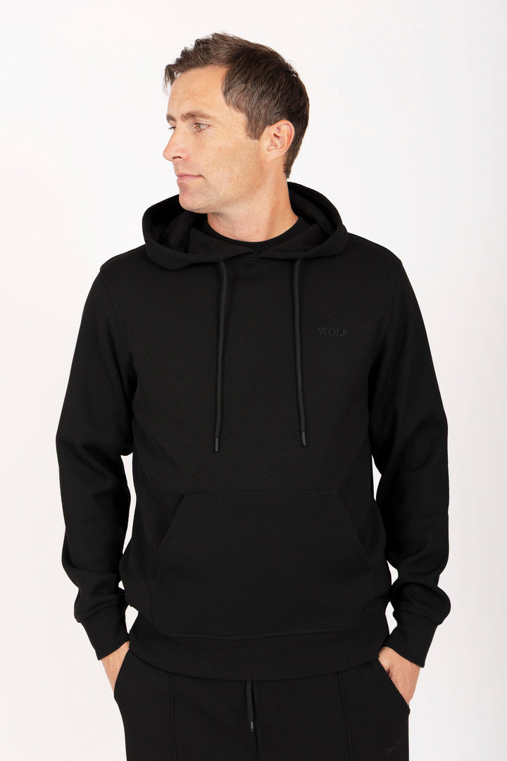 Airy Tracksuit Set in Black