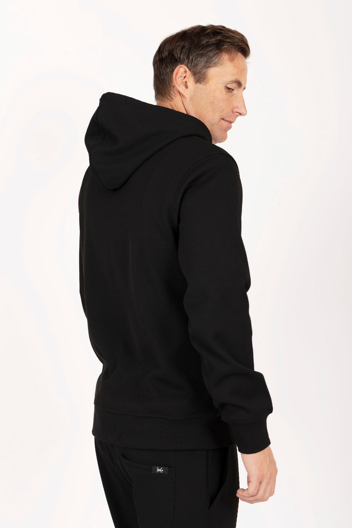 Airy Tracksuit Set in Black