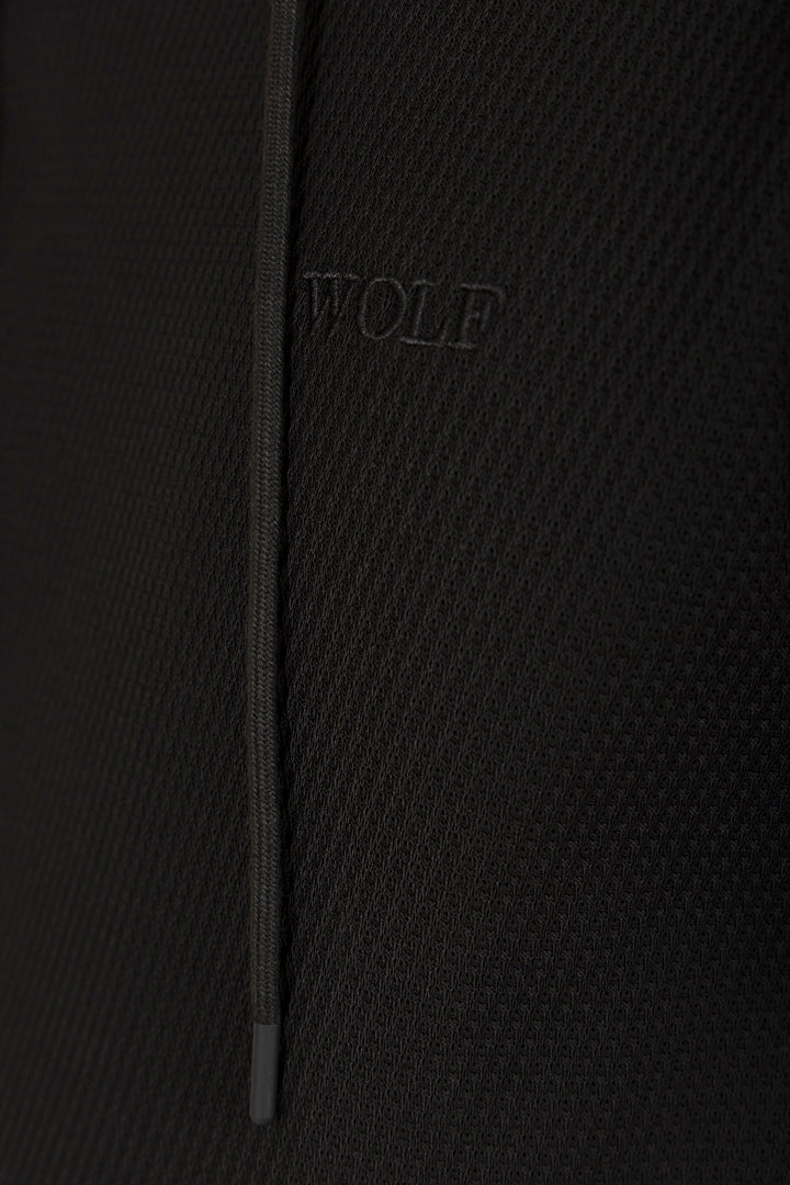 Airy Tracksuit Set in Black