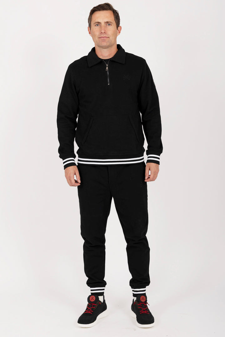 Signature Tracksuit Set in Black