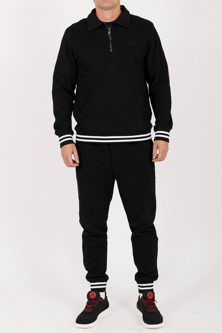 Signature Tracksuit Set in Black