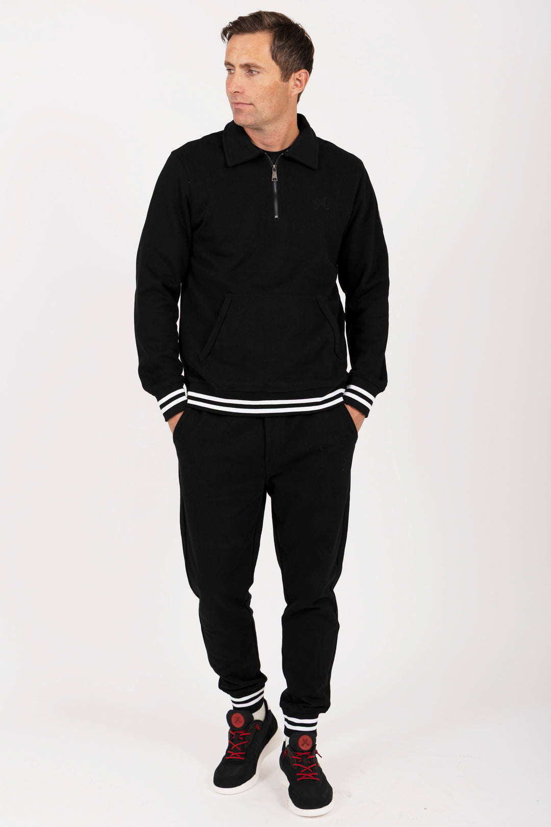 Signature Tracksuit Set in Black