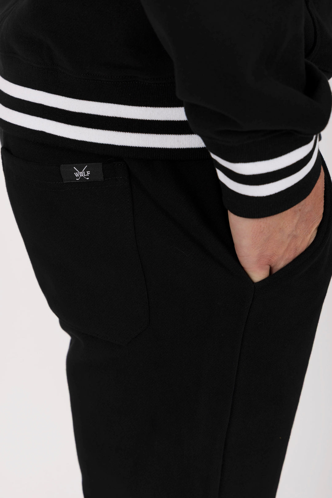 Signature Tracksuit Set in Black