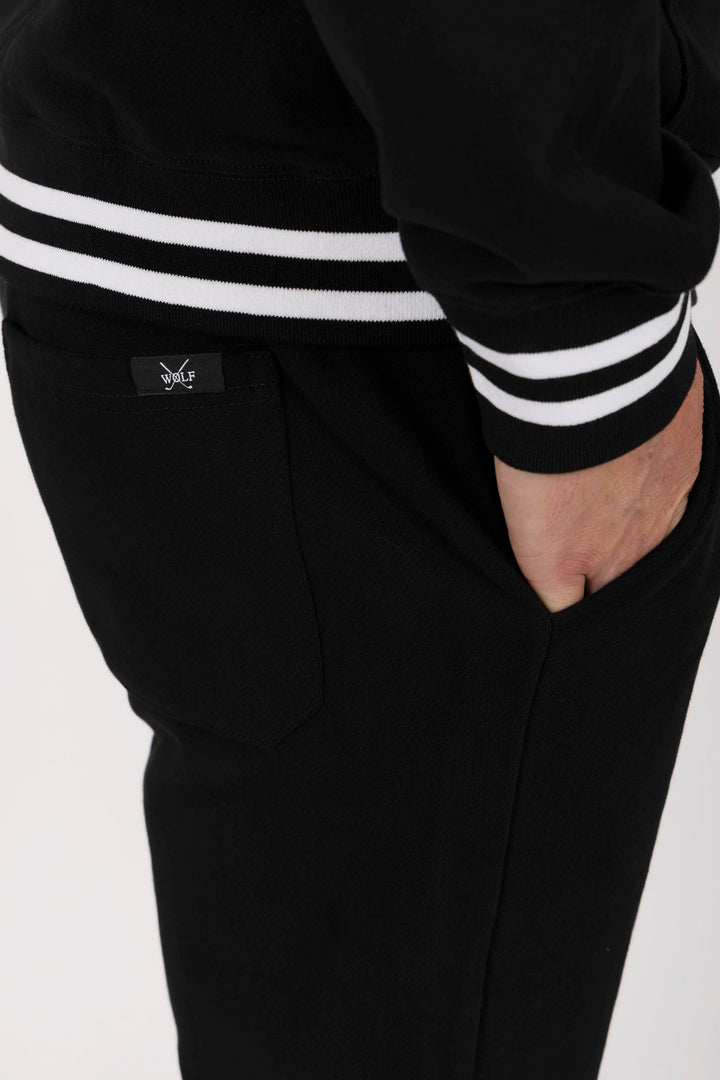 Signature Tracksuit Set in Black