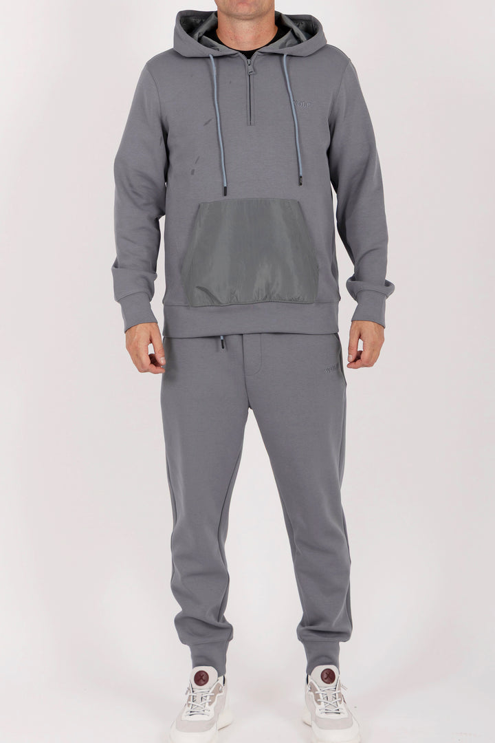 Relaxed Tracksuit Set in Grey