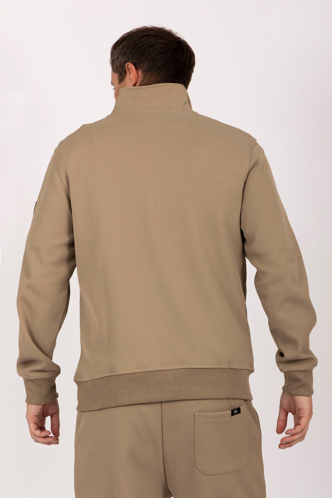 Classic Tracksuit Set in Beige