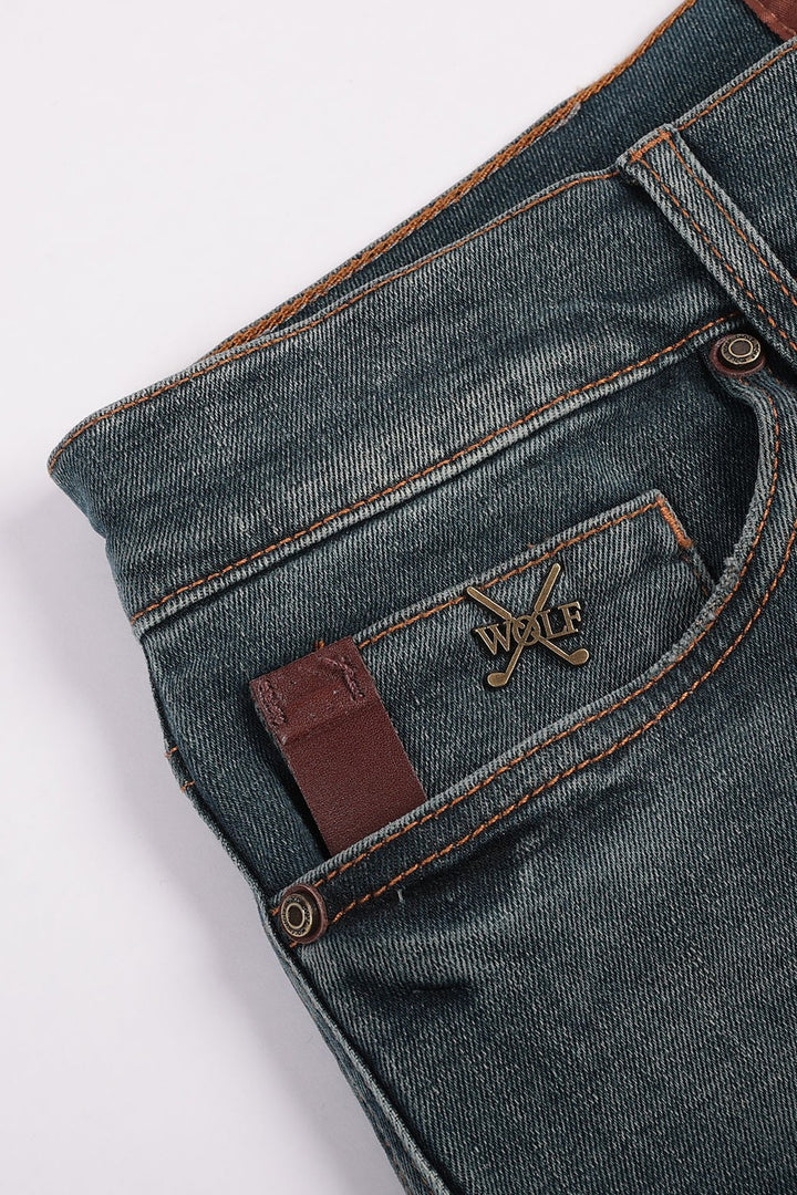 Iconic Slim Fit Jeans in Dark Blue